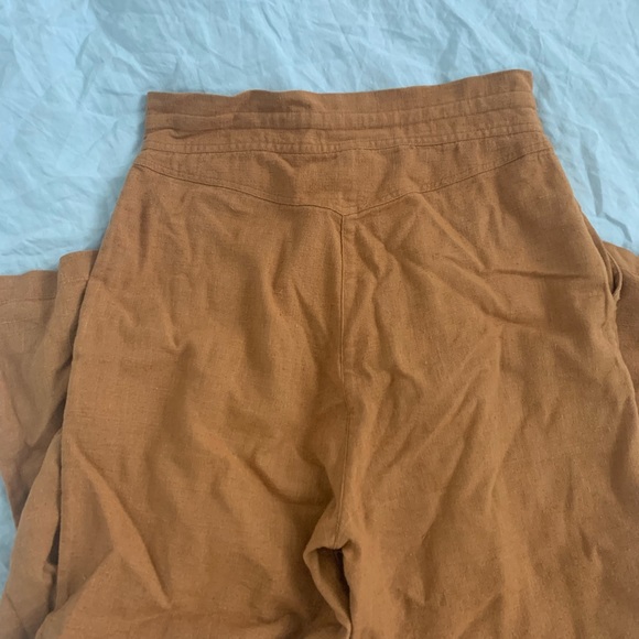 Doen Riviera Silk and Linen High waisted Pants Size 26 - Picture 9 of 9